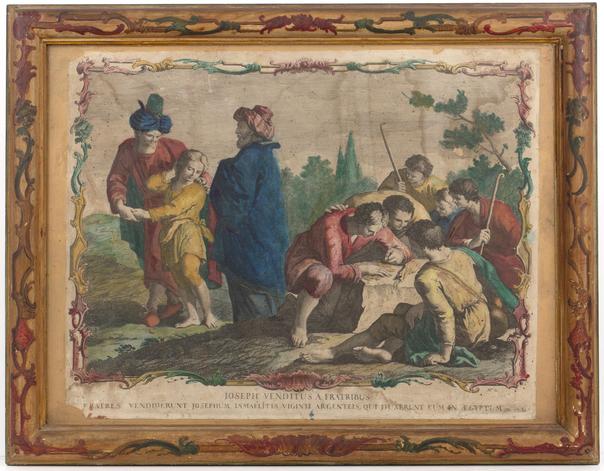 Giovanni Volpato (1733-1803) A set of eight hand coloured engravings 40cm x 50cm II Sacramentum - Bild 2 aus 47