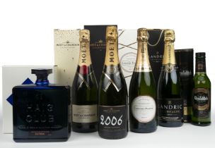 A bottle of Moet & Chandon champagne 2006 grand vintage, with original case together with a bottle