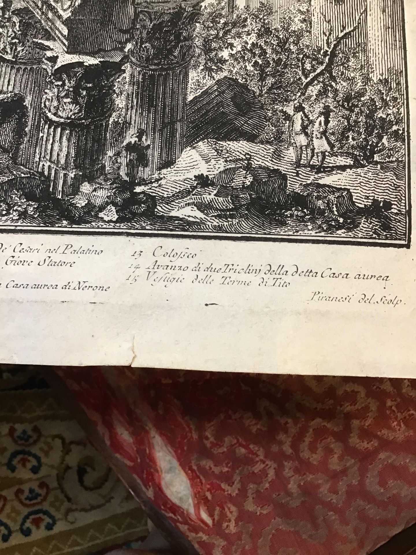 Giovanni Battista Piranesi (1720-1780). Veduta di Campo Vaccino, engraving 41cm x 54cm and Tempio - Image 5 of 27