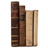 A collection of four small format Antiquarian titles, two vellum bound (4)