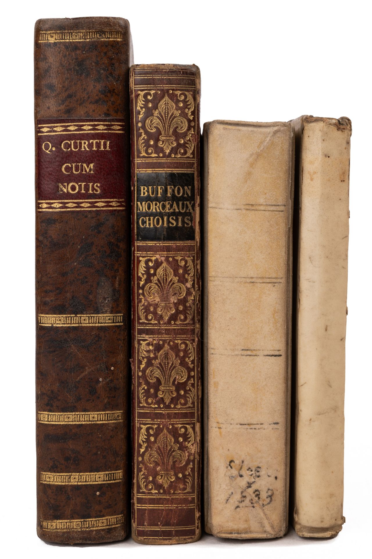 A collection of four small format Antiquarian titles, two vellum bound (4)
