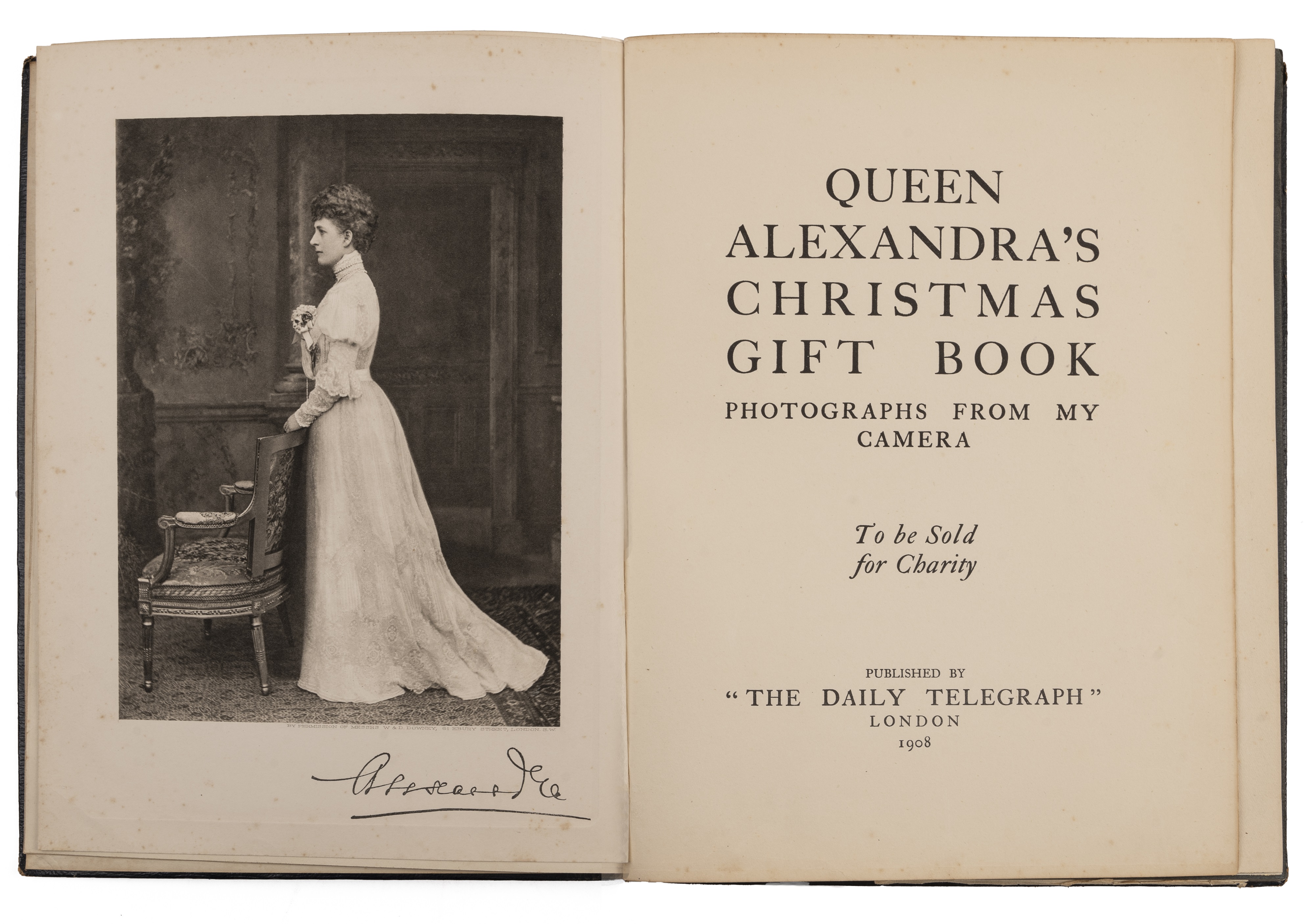 Queen Alexandra's Christmas Gilft Book. 'Photographs from my Camera'. Daily Telegraph 1908 plus King - Image 2 of 4