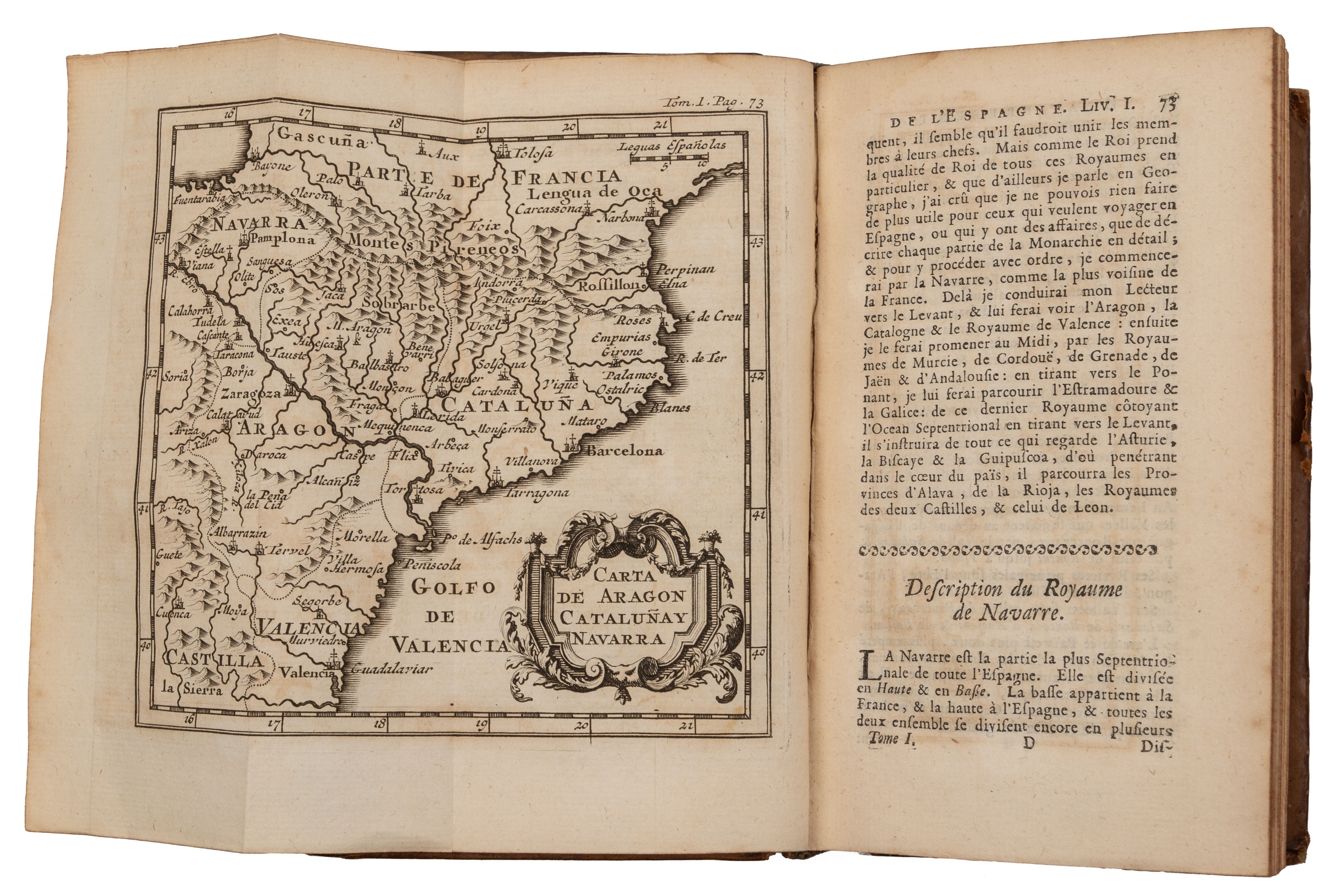 Vayrac (Abbé Jean de). 'Etat Present de L'Espagne ou L'on voit une geographie Historique du - Bild 2 aus 3