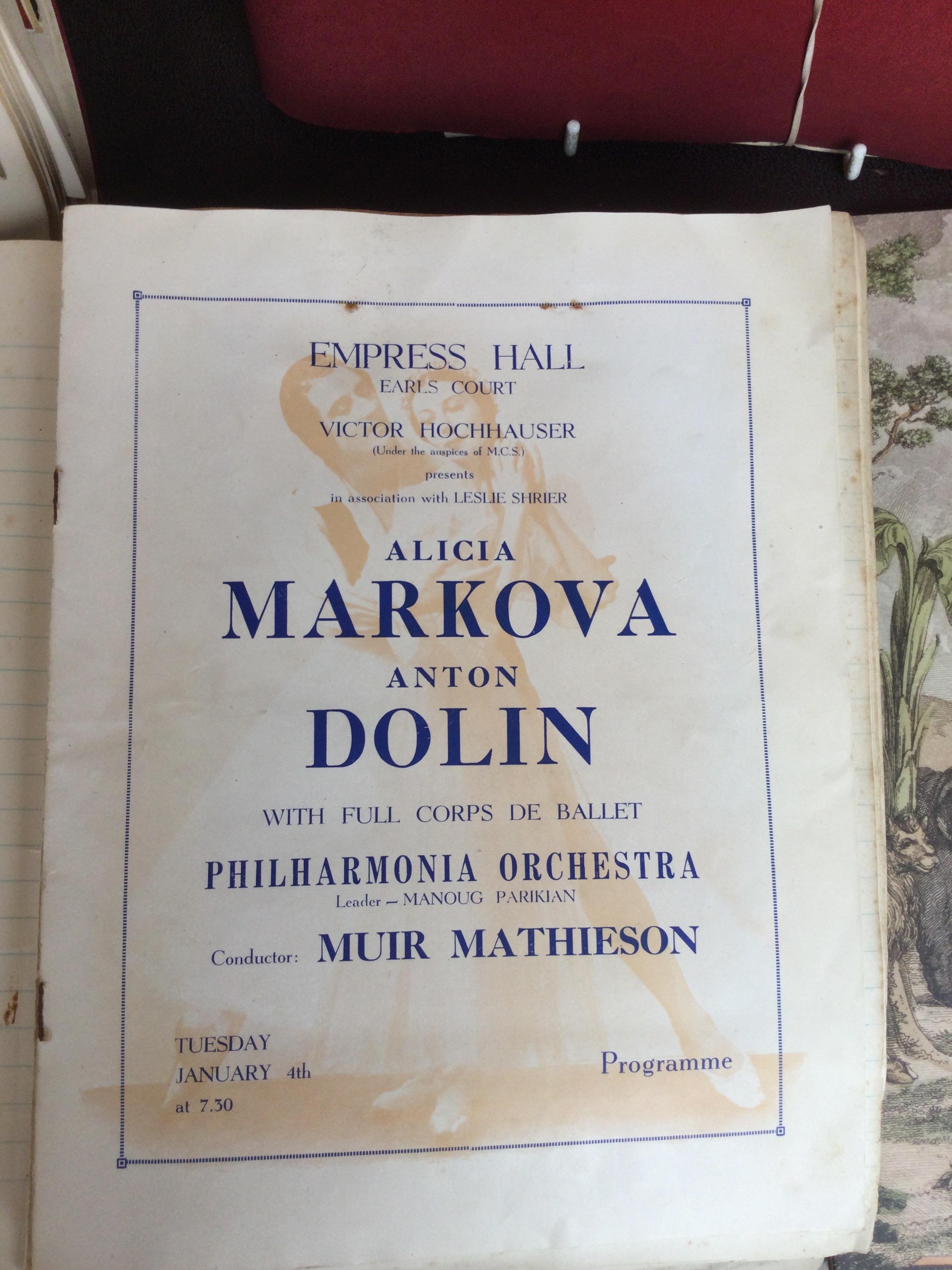 An extensive collection of theatre and ballet programmes c1950 mainly London, West End and Italian - Image 12 of 16