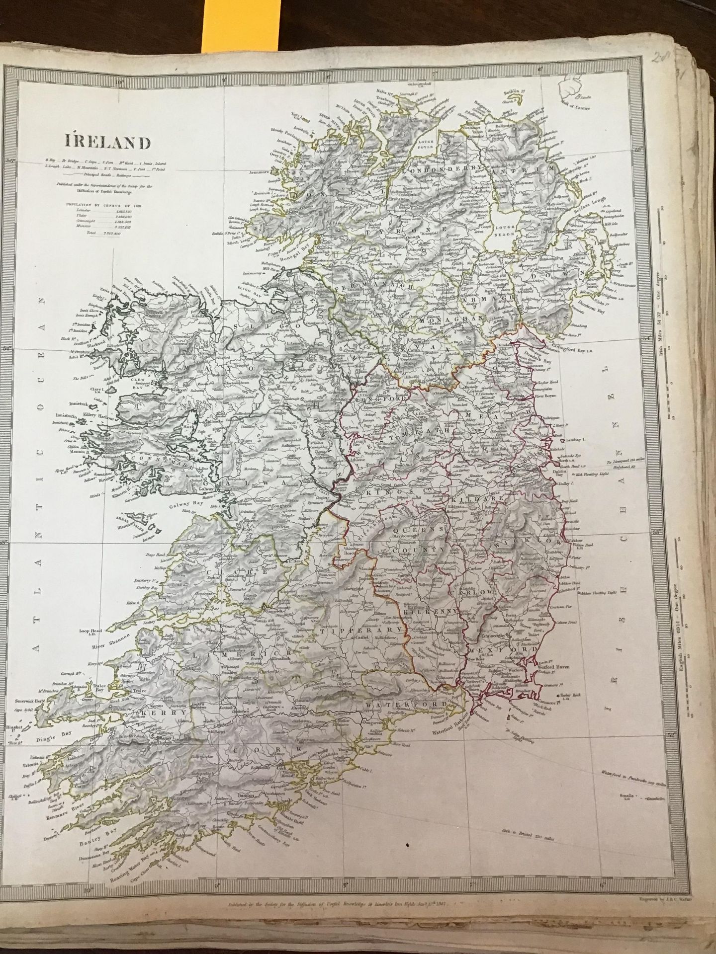 Atlas. The Society for the Diffusion of Useful Knowledge. 2 vols in one. Fo. Chapman and Hall, - Image 7 of 20