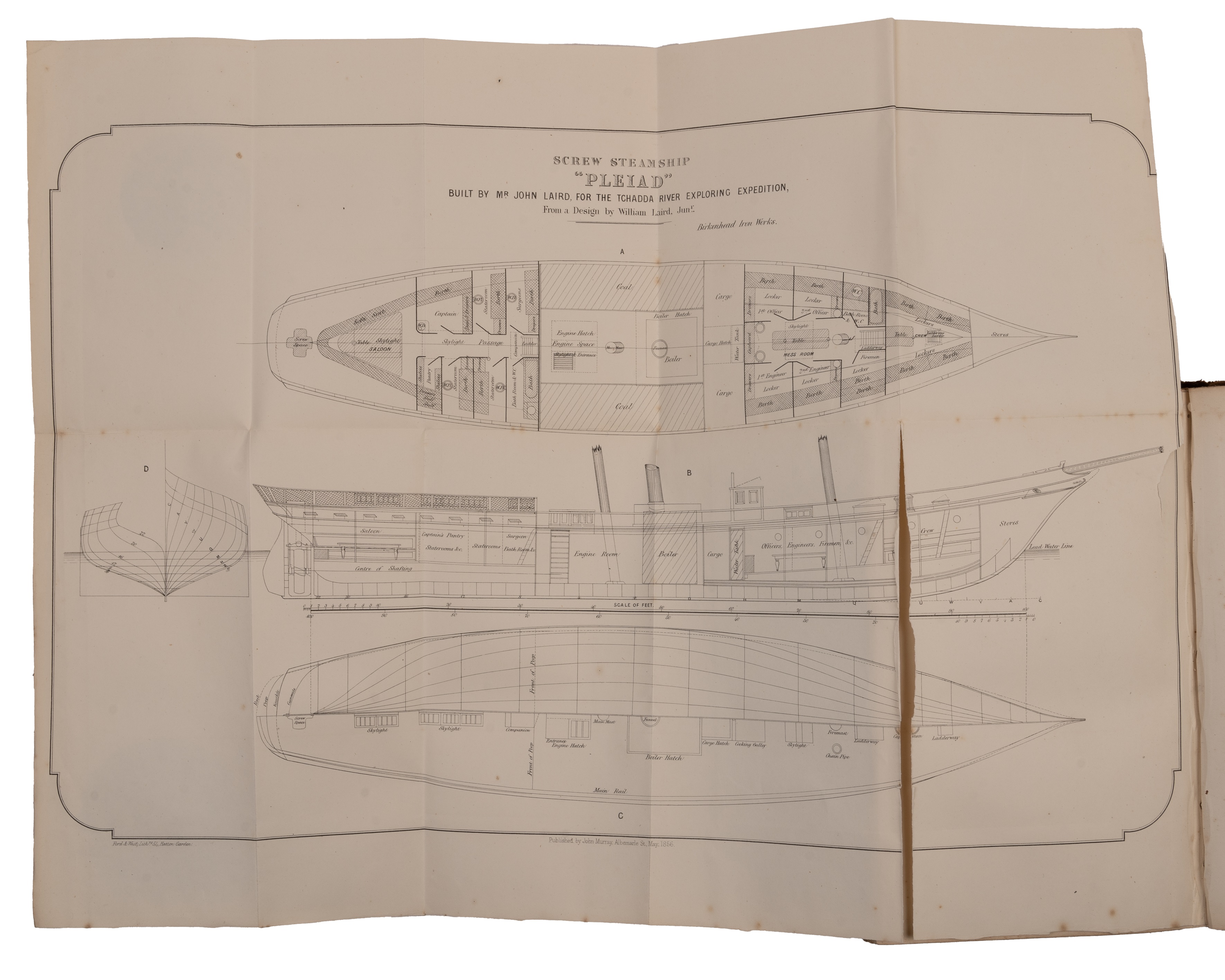 Baike (William Balfour) 'Narrative of an Exploring Voyage up the rivers Kwóra and Binue in 1854'. - Image 3 of 3