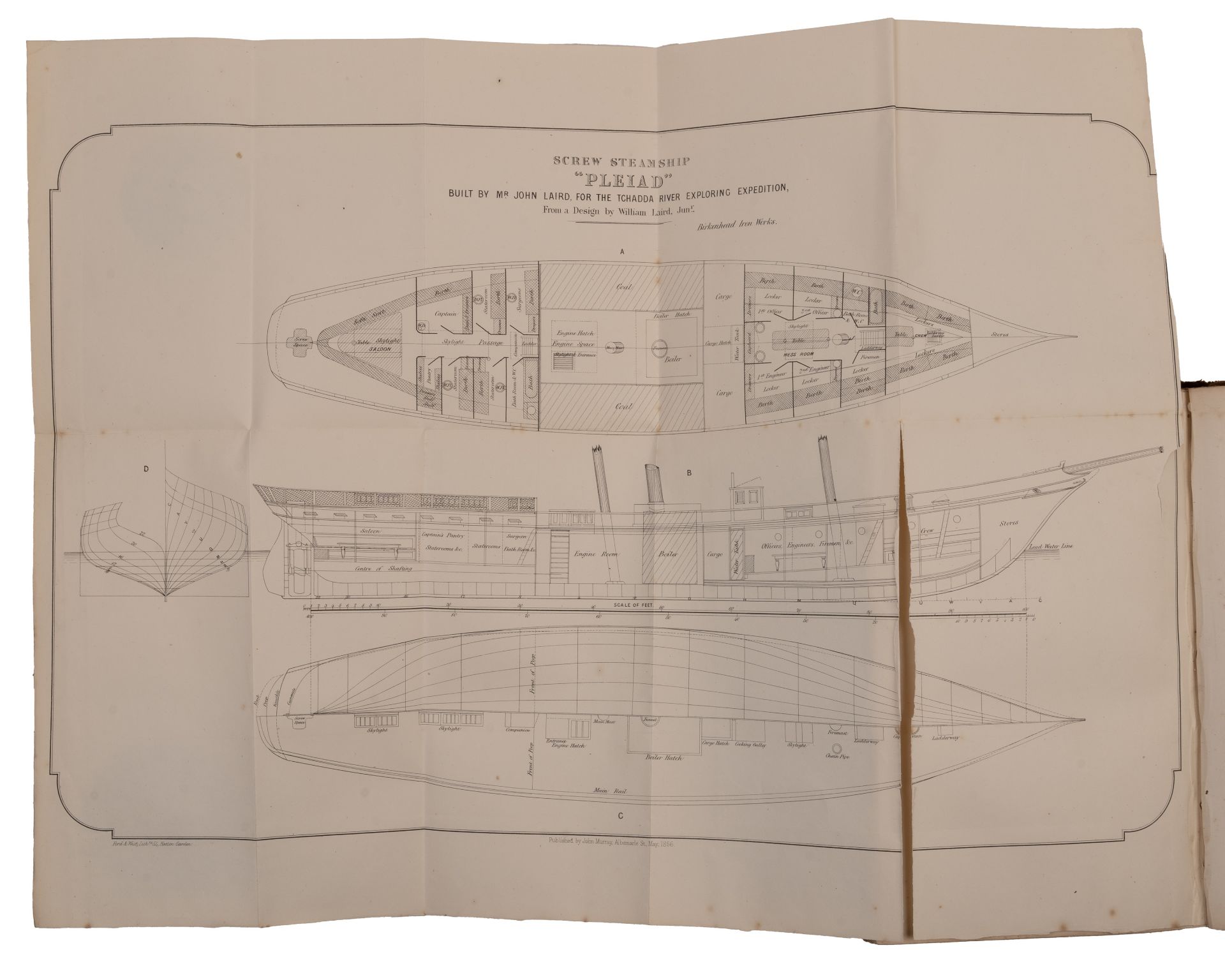 Baike (William Balfour) 'Narrative of an Exploring Voyage up the rivers Kwóra and Binue in 1854'. - Bild 3 aus 3