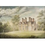 Felix Kelly (1914-1994) Stoke Poges Manor, oil on panel, signed and dated 1945, 36cm x 49cm.