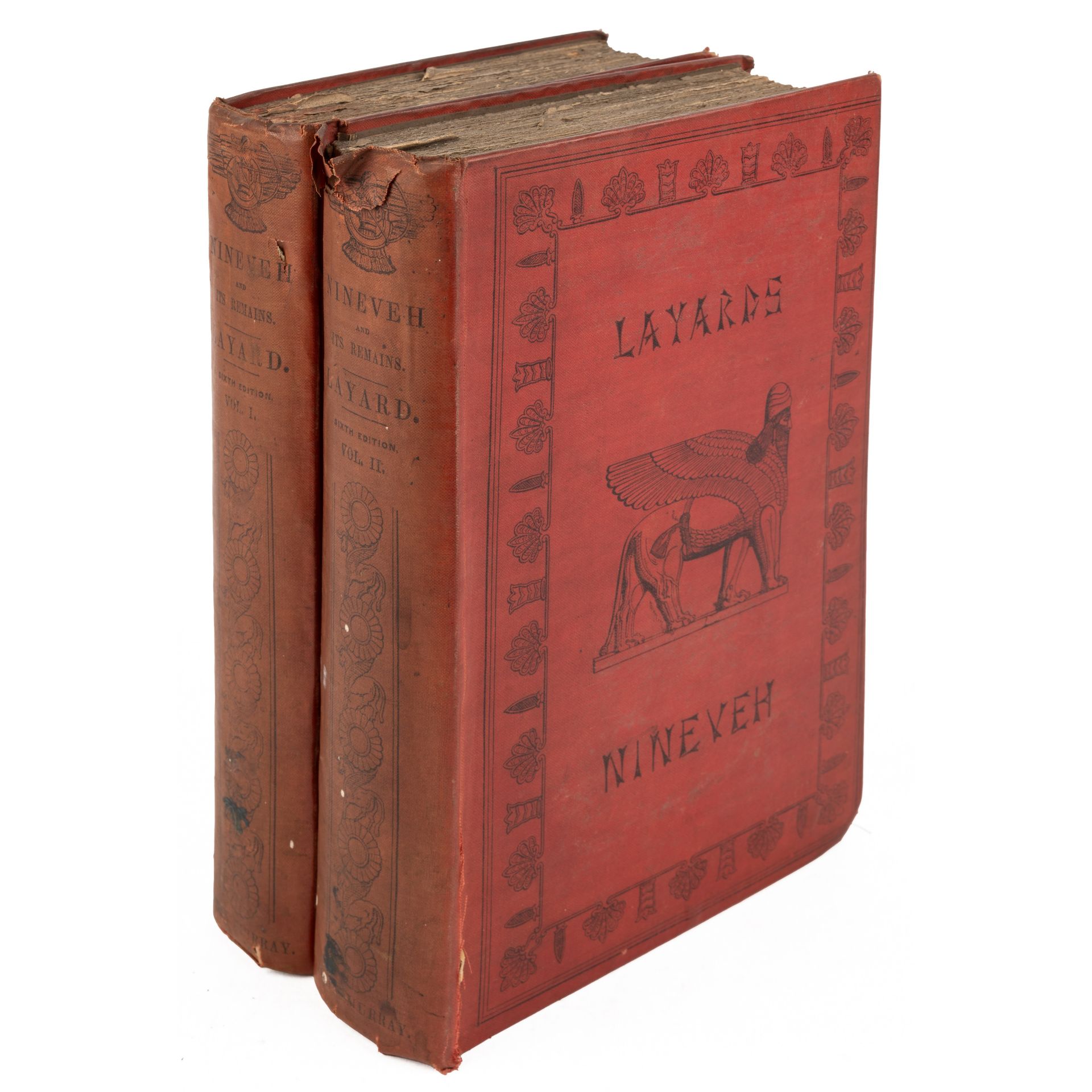 Layard (Austen Henry) 'Nineveh and it's Remains'. 6th Ed. 2vols. John Murray, London 1854 with