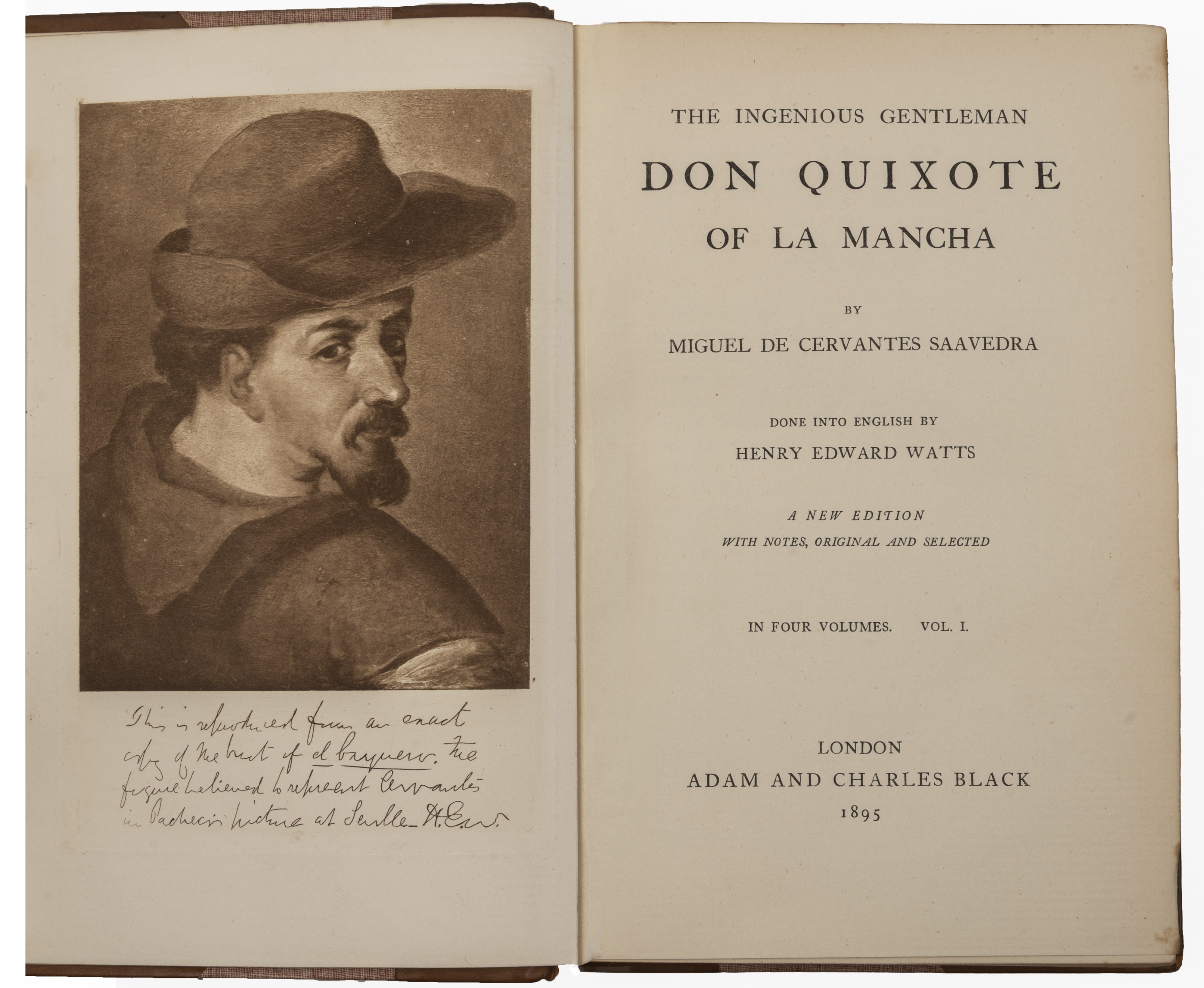 Cervantes (Miguel de Saavedra). 'The Ingenious Gentleman Don Quixote of La Mancha'. H.E. Watts ( - Image 3 of 5