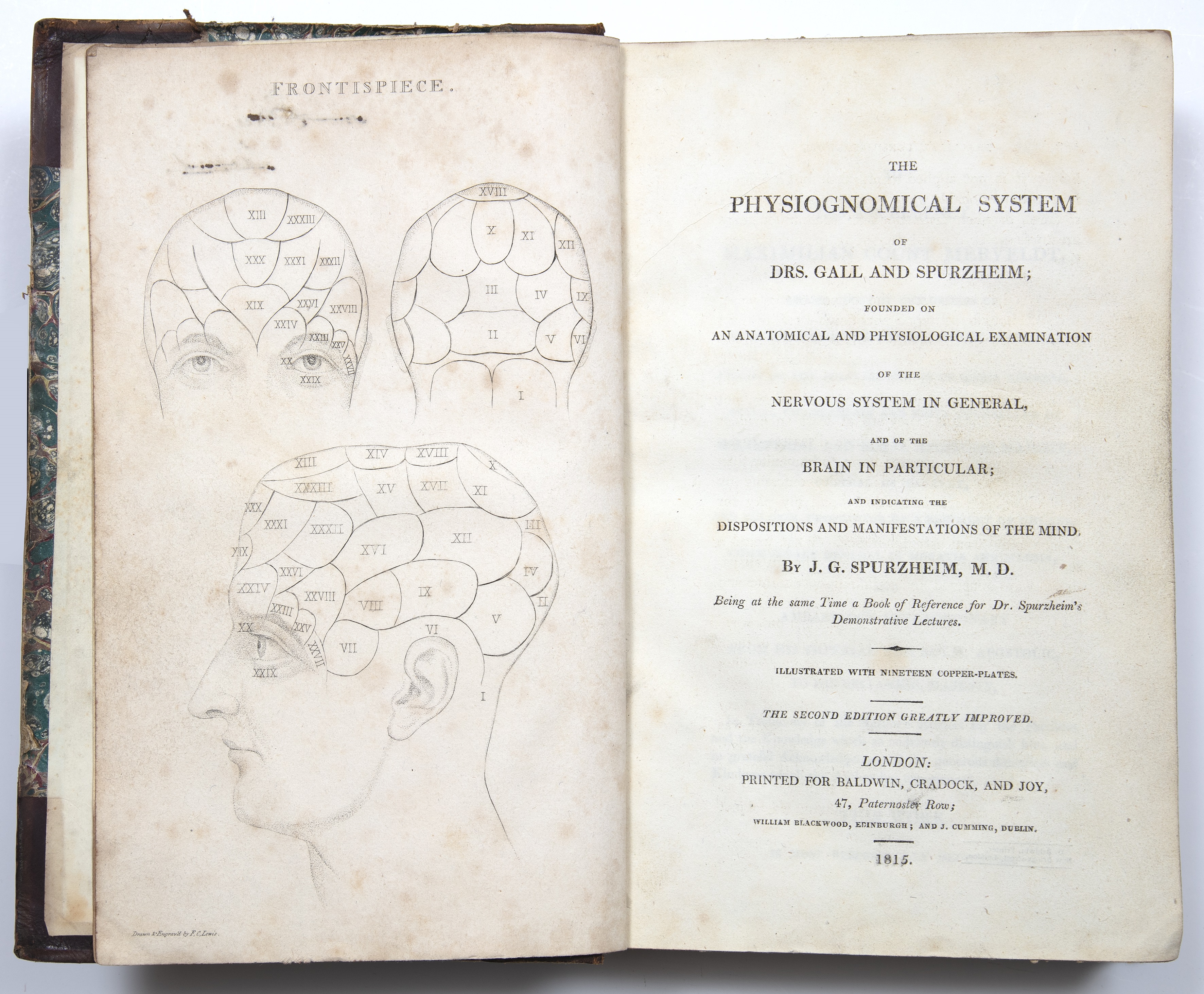 Phrenology. Spurzheim (Dr J.G.). 'The Physiognomical system of Drs Gall and Spurzheim'. 2nd Ed. - Image 2 of 2