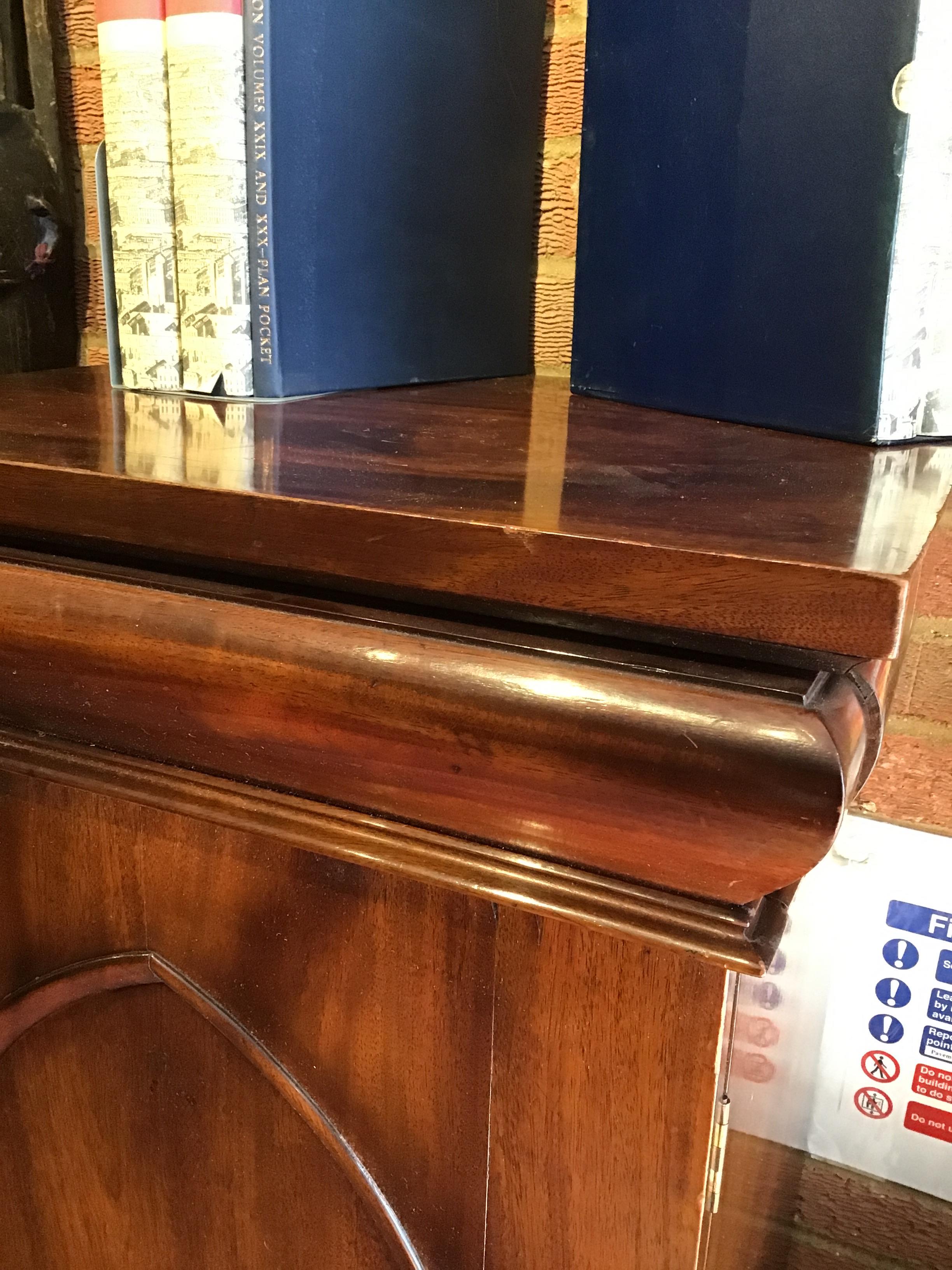 A Victorian mahogany collectors cabinet, the frieze with a blind drawer above twenty glazed-topped - Bild 10 aus 13