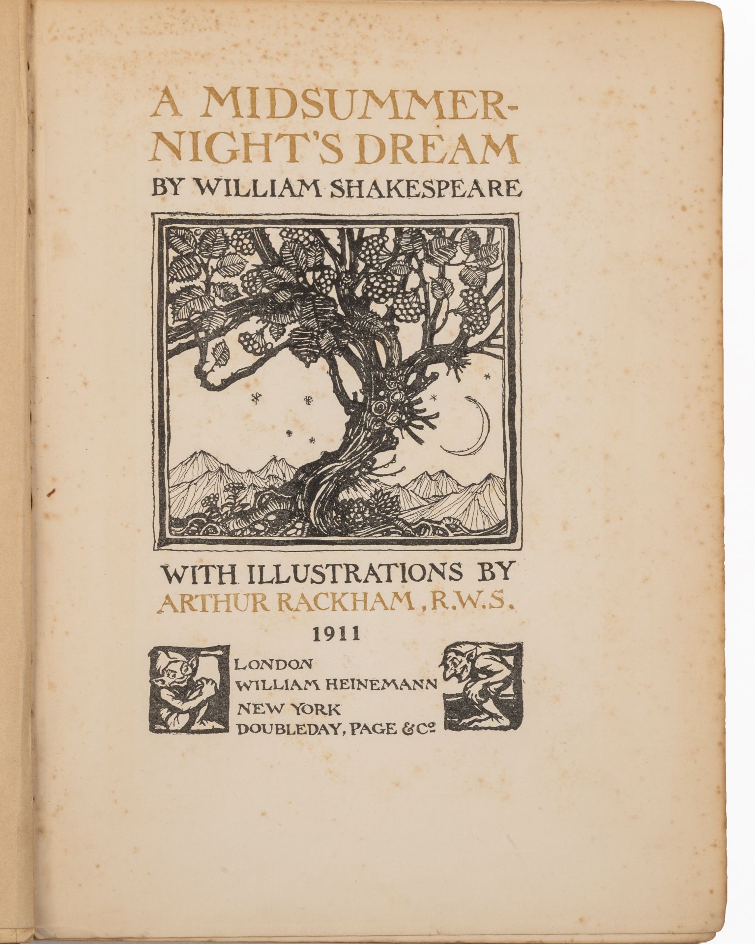 A collection of eight illustrated books inc. Arthur Rackham's 'Book of Pictures', 'A Midsummer-