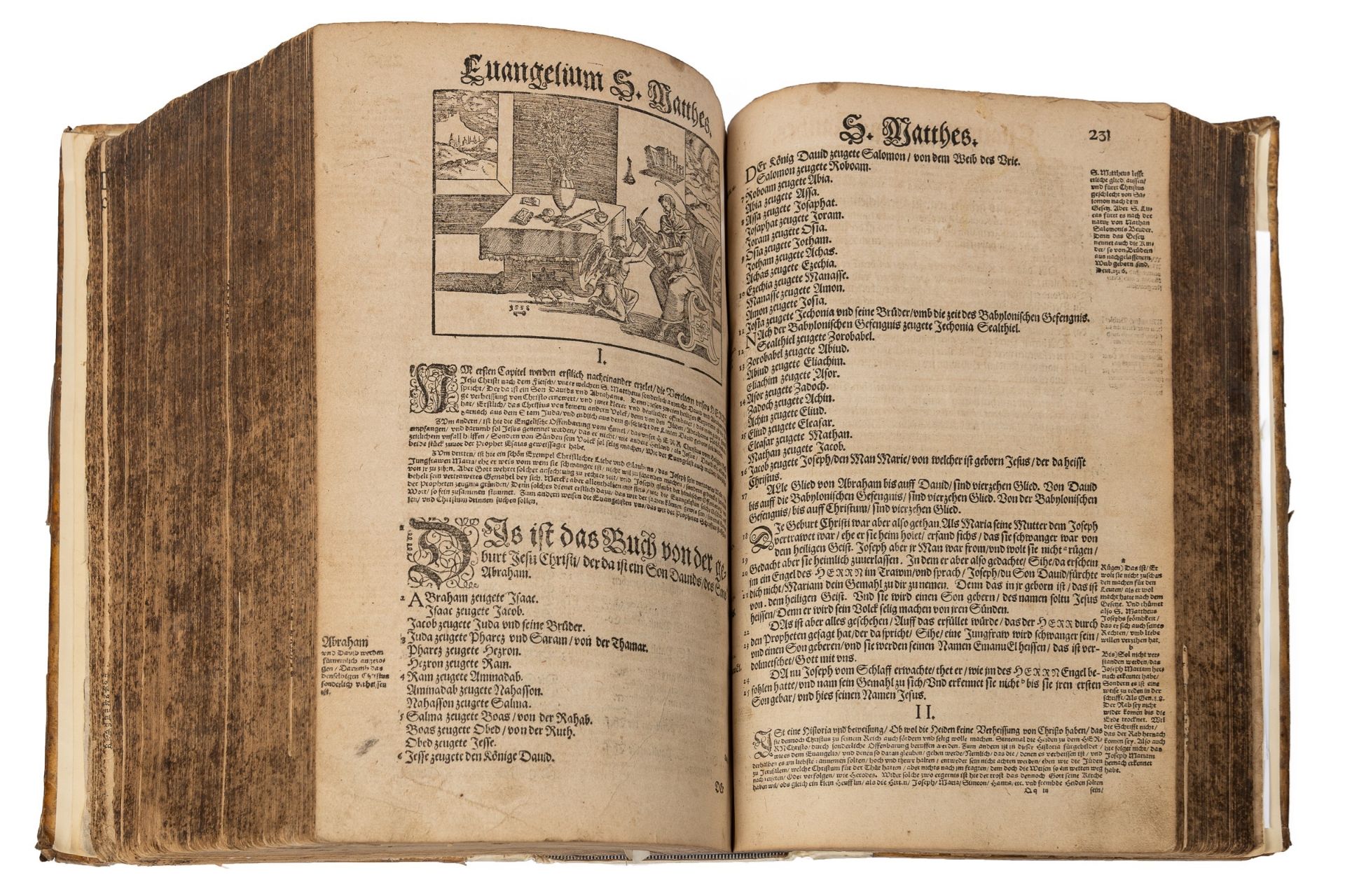 A 16th century German Bible translated by Martin Luther, Wittenberg, John Krafft 1590. Old Testament - Image 4 of 9