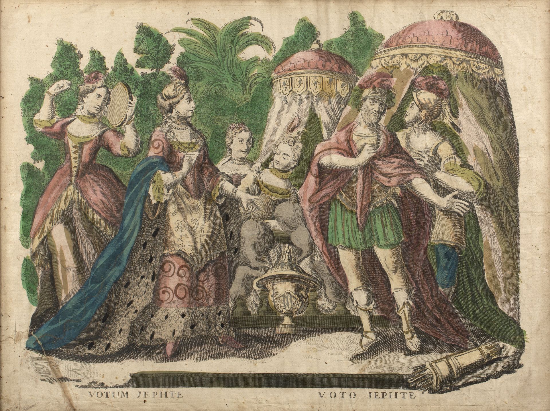 Giovanni Volpato (1733-1803) A set of eight hand coloured engravings 40cm x 50cm II Sacramentum - Image 3 of 47
