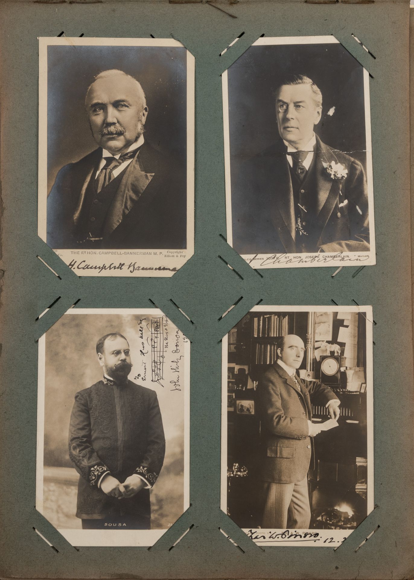 Autographed Photographs, c.50 in an album. Early 20th century Politicians, Aristocracy, Literary - Bild 3 aus 11