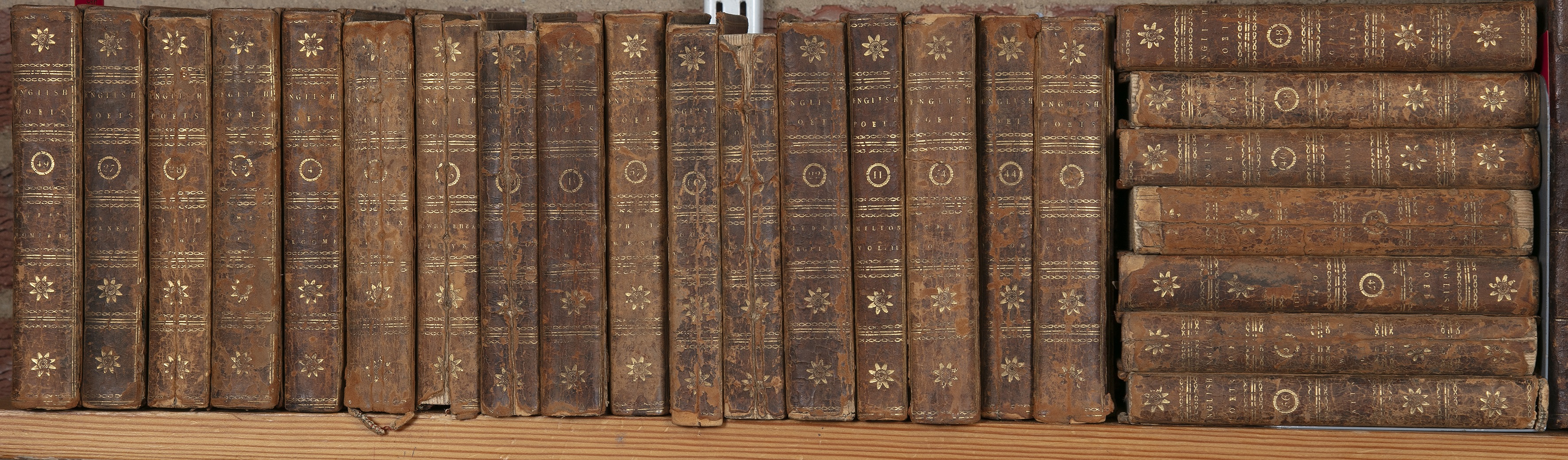 Johnson (Samuel). The Works of the English Poets. 63 vols. Small 8vo, full calf. Buckland et all, - Image 5 of 5