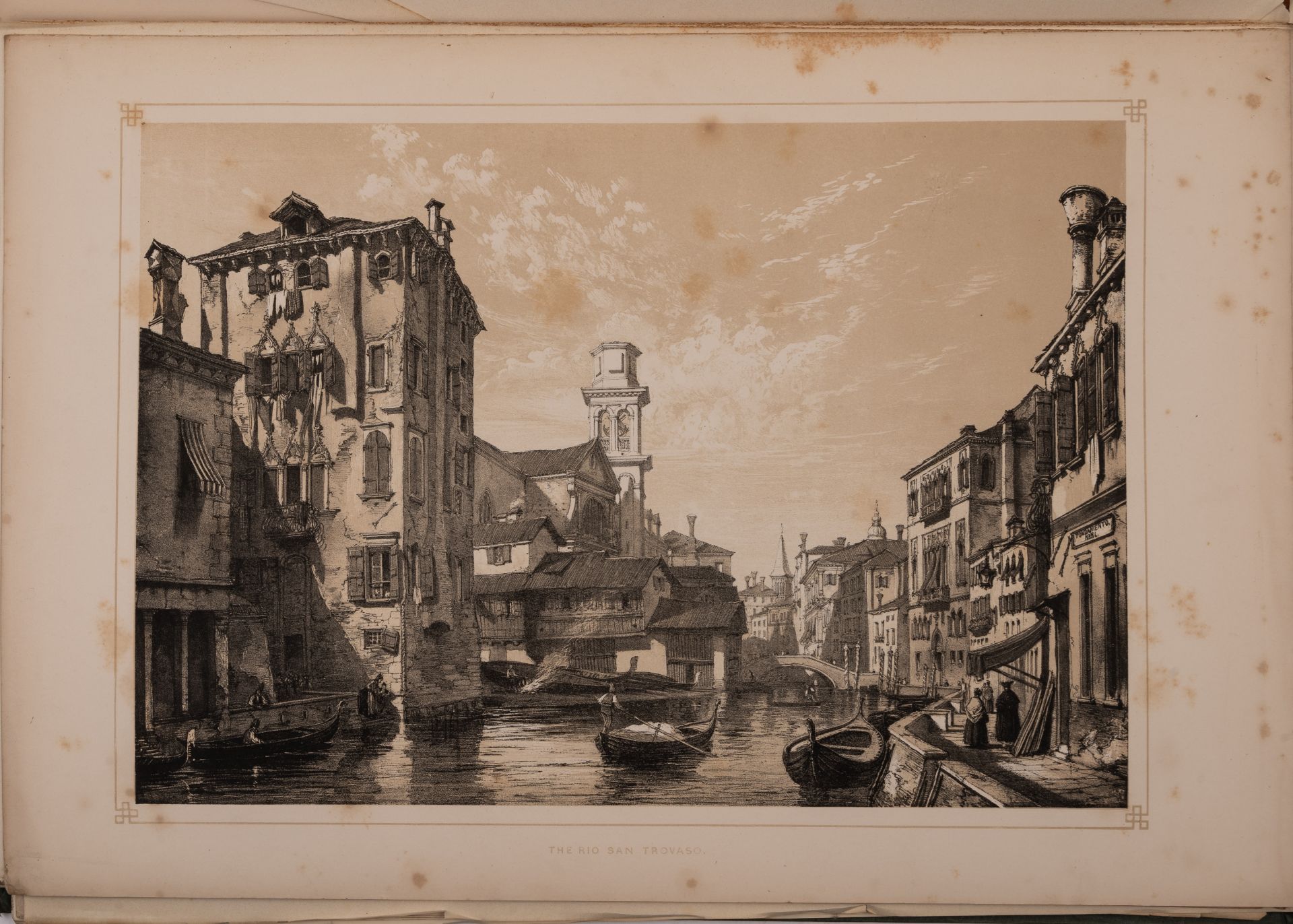 Nash (John) Lithography after Lake Price (William Henry). 'Interiors and Exteriors in Venice'. T - Image 3 of 3