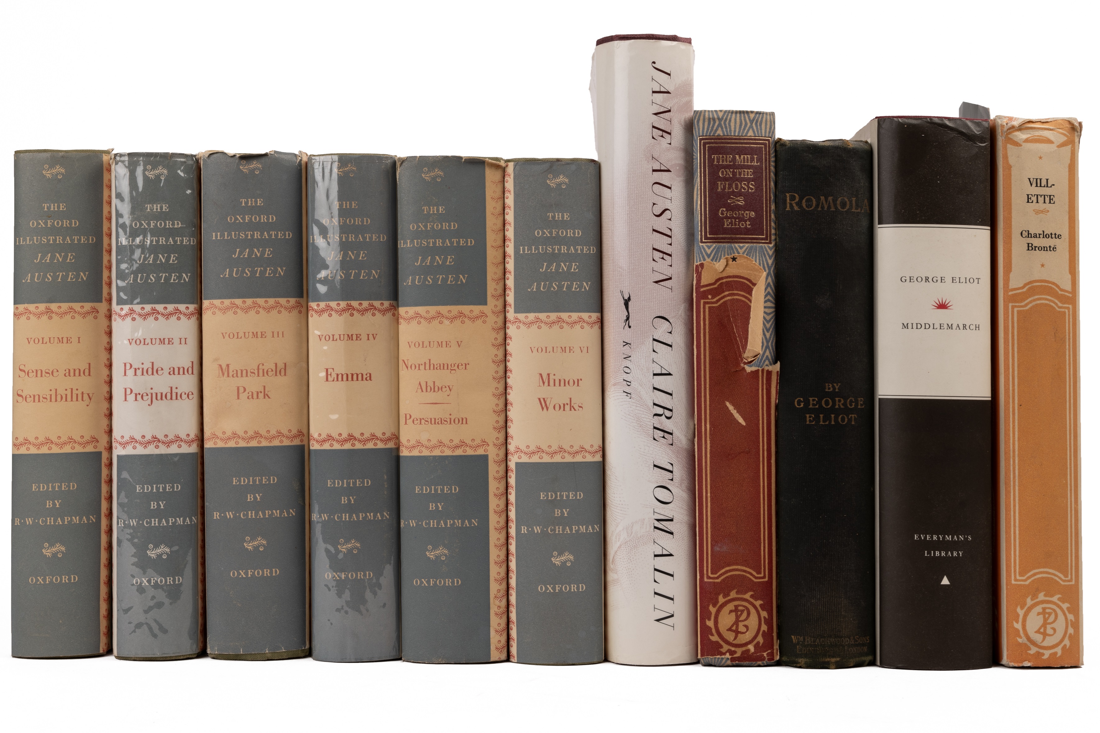 'The Oxford Illustrated Jane Austen'. 5 vols.'Novels and Minor Works' 1 vol. 3rd Ed. OUP 1967.