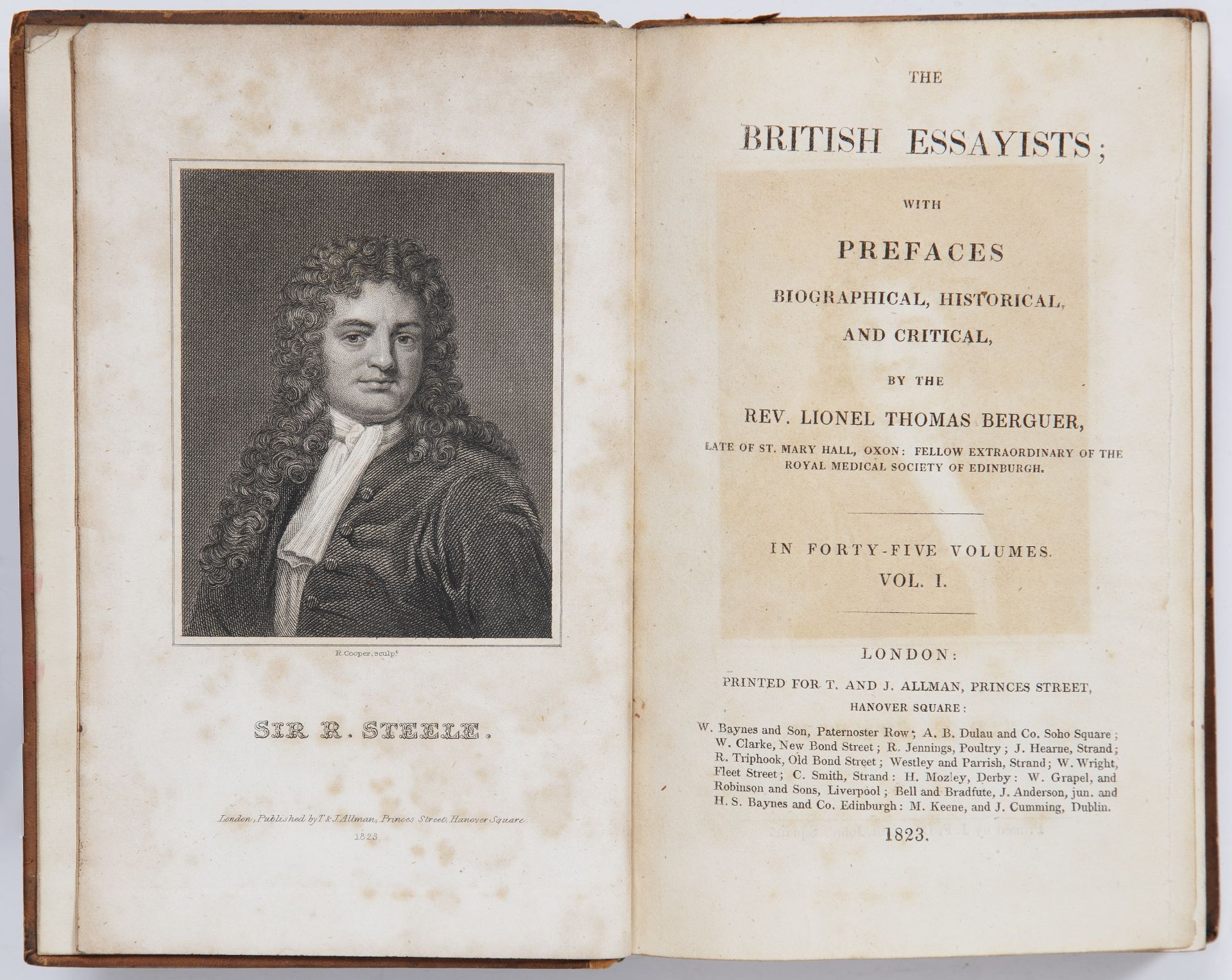 Johnson (Samuel). The Works of the English Poets. 63 vols. Small 8vo, full calf. Buckland et all, - Bild 2 aus 5