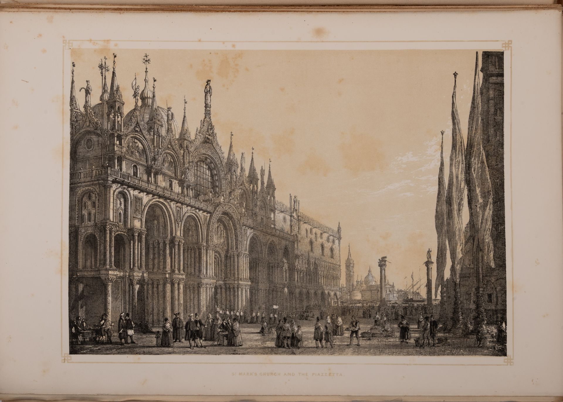 Nash (John) Lithography after Lake Price (William Henry). 'Interiors and Exteriors in Venice'. T - Image 2 of 3
