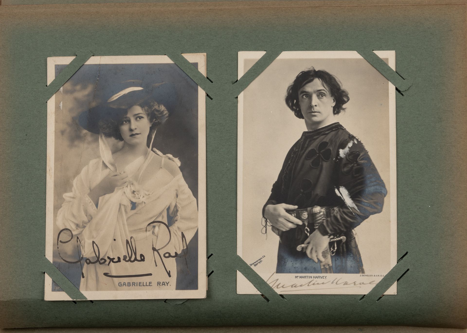 Autographed Photographs:- c.120 in an album early 20th century Actors, Musicians, authors - Bild 11 aus 16