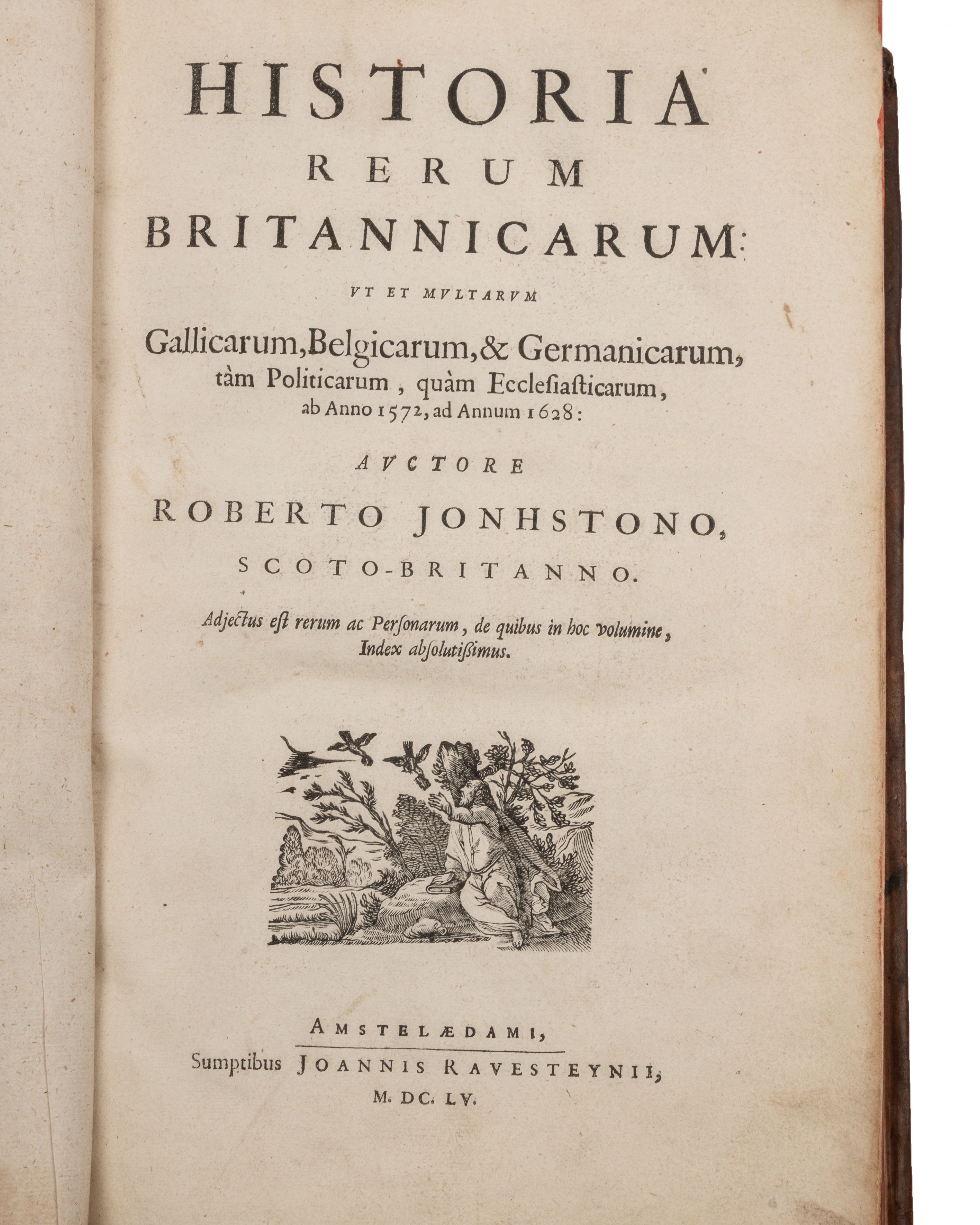 Johnston (Robert). 'Historia Rerum Britannicarum ut et Multarum Gallicarum, Belgicarum and - Image 2 of 2