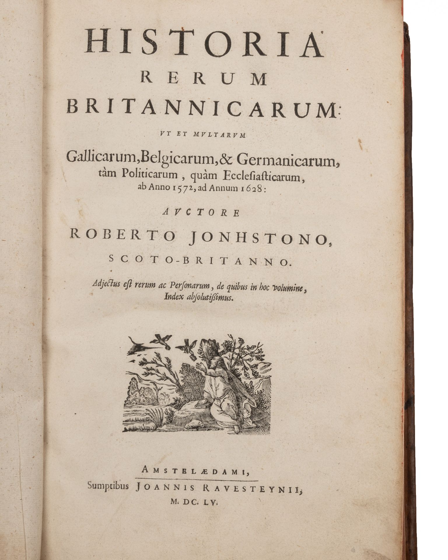 Johnston (Robert). 'Historia Rerum Britannicarum ut et Multarum Gallicarum, Belgicarum and - Bild 2 aus 2