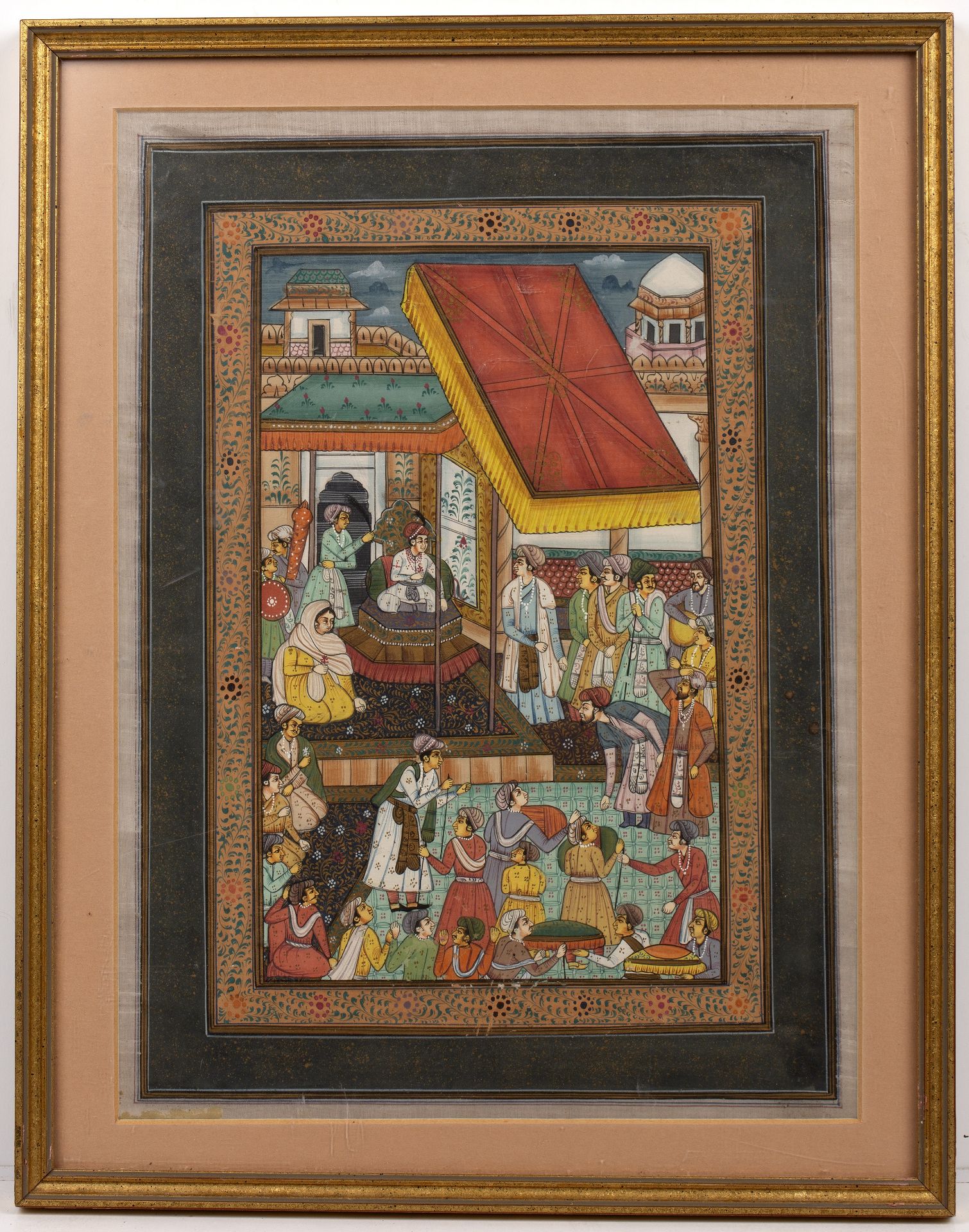 A collection of eight Indian miniature paintings to include three 19th century examples the - Bild 12 aus 13