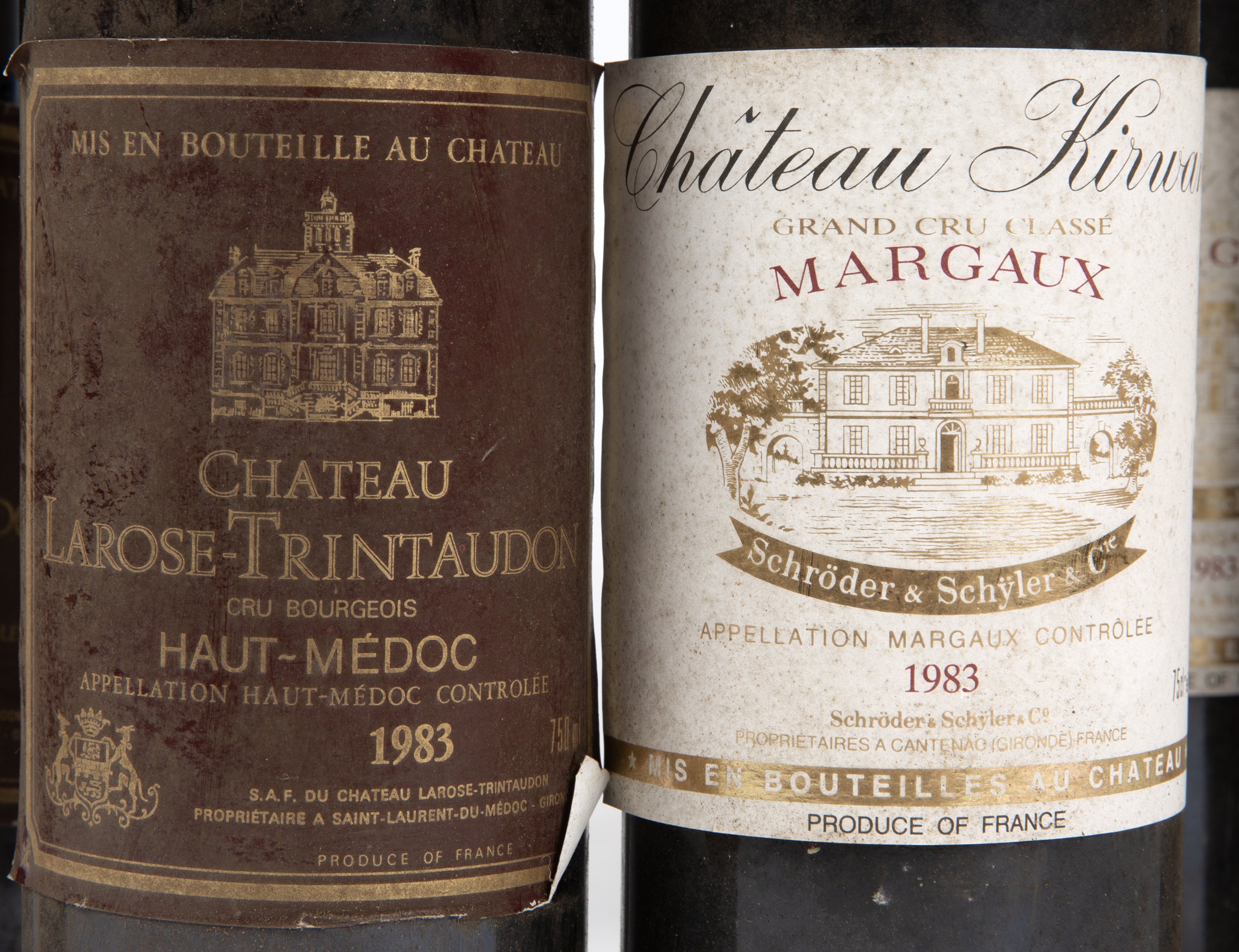 Five bottles of 1983 Chateau Larose Trintaudon, Haut-Medoc, France and four bottles of 1983 - Image 2 of 3