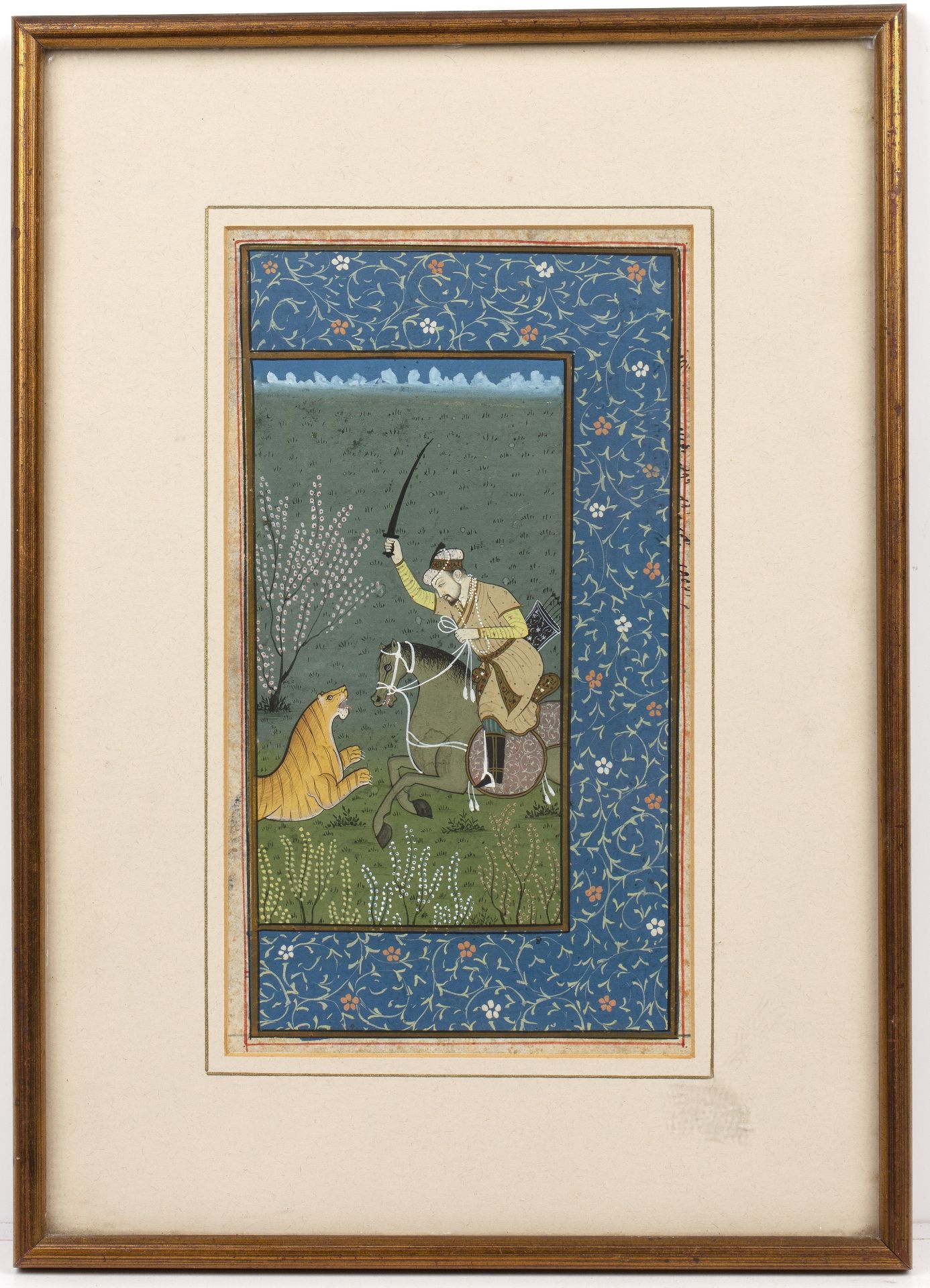 A collection of eight Indian miniature paintings to include three 19th century examples the - Bild 8 aus 13