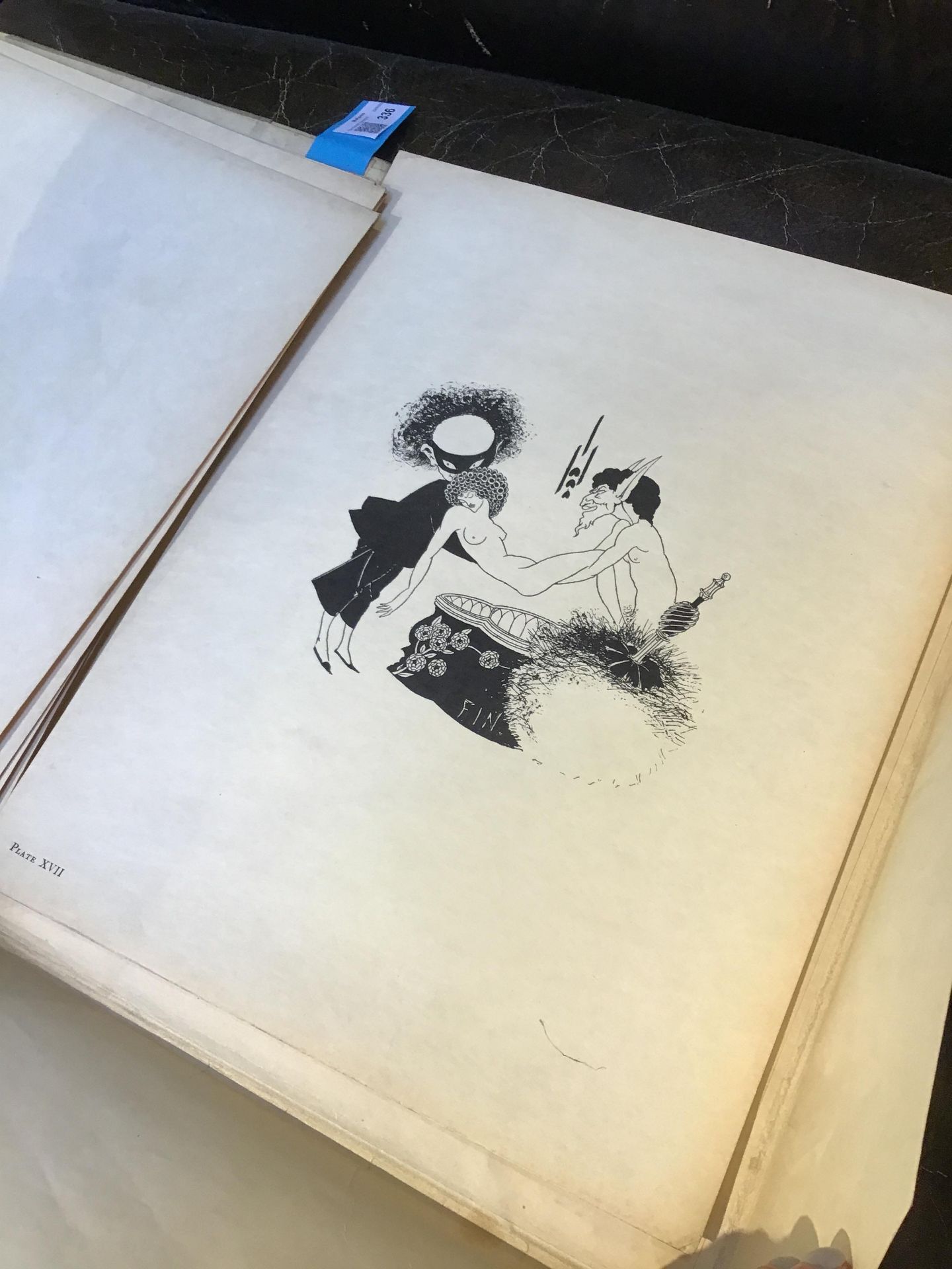 Beardsley (Aubrey) Illustrator 'A Portfolio of Aubrey Beardsley's Drawings Illustrating 'Salome' - Bild 14 aus 14