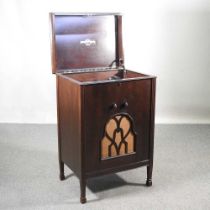 An early 20th century Columbia radiogram, 93cm high