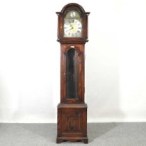 A modern oak cased longcase clock, by Jaycee, 188cm high No weights or pendulum