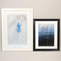 Sarah Bale, contemporary, Neptune Quay, signed photograph, 41 x 29cm, together with an Auguste Rodin