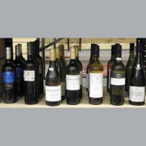 A collection of twenty-one bottles of various white wine, to include Mont Rocher (21)
