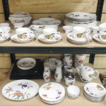 A Royal Worcester Evesham pattern part tea and dinner service, to include table wares and serving