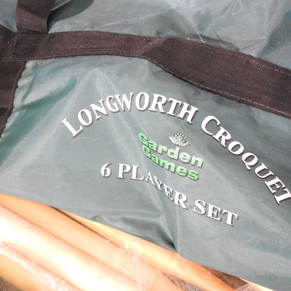 A Longworth wooden croquet set, in a bag - Image 5 of 6