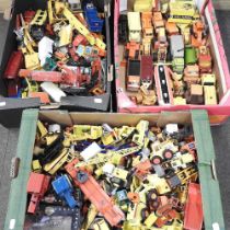 A large collection of die cast toys, to include Dinky, Corgi and Matchbox