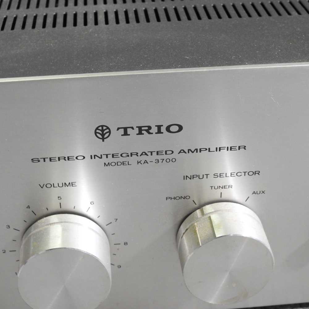 A Trio record turntable and amplifier, together with a Nad receiver - Image 3 of 11