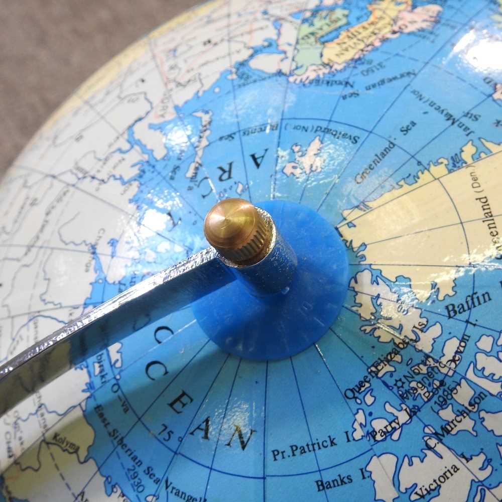 A modern terrestrial globe, 48cm high - Image 5 of 6
