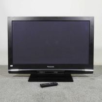 A Panasonic Viera 37 inch television, with remote control and booklet