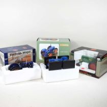 A Universal Hobbies 1/16 scale model County Super 4, a Speccast Oliver Row Crop 88 gas tractor, a