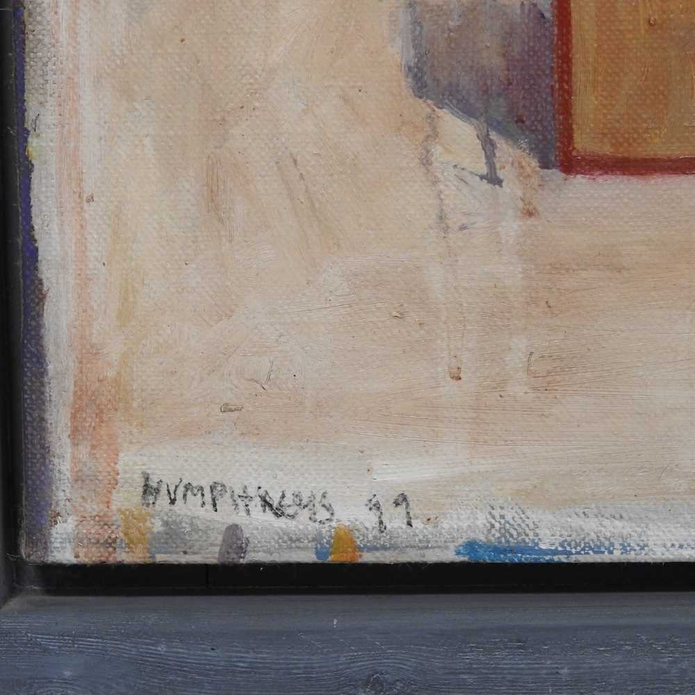 Ian Humphreys, b1956, Sri Lanka Box, signed and dated 99, oil on canvas, inscribed to the reverse, - Image 5 of 14