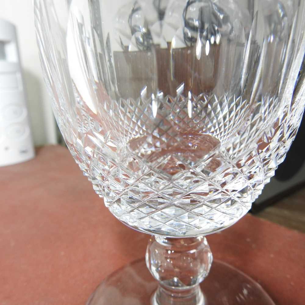 A collection of ten Waterford cut crystal Colleen pattern stem glasses, 13cm high, together with - Image 2 of 8