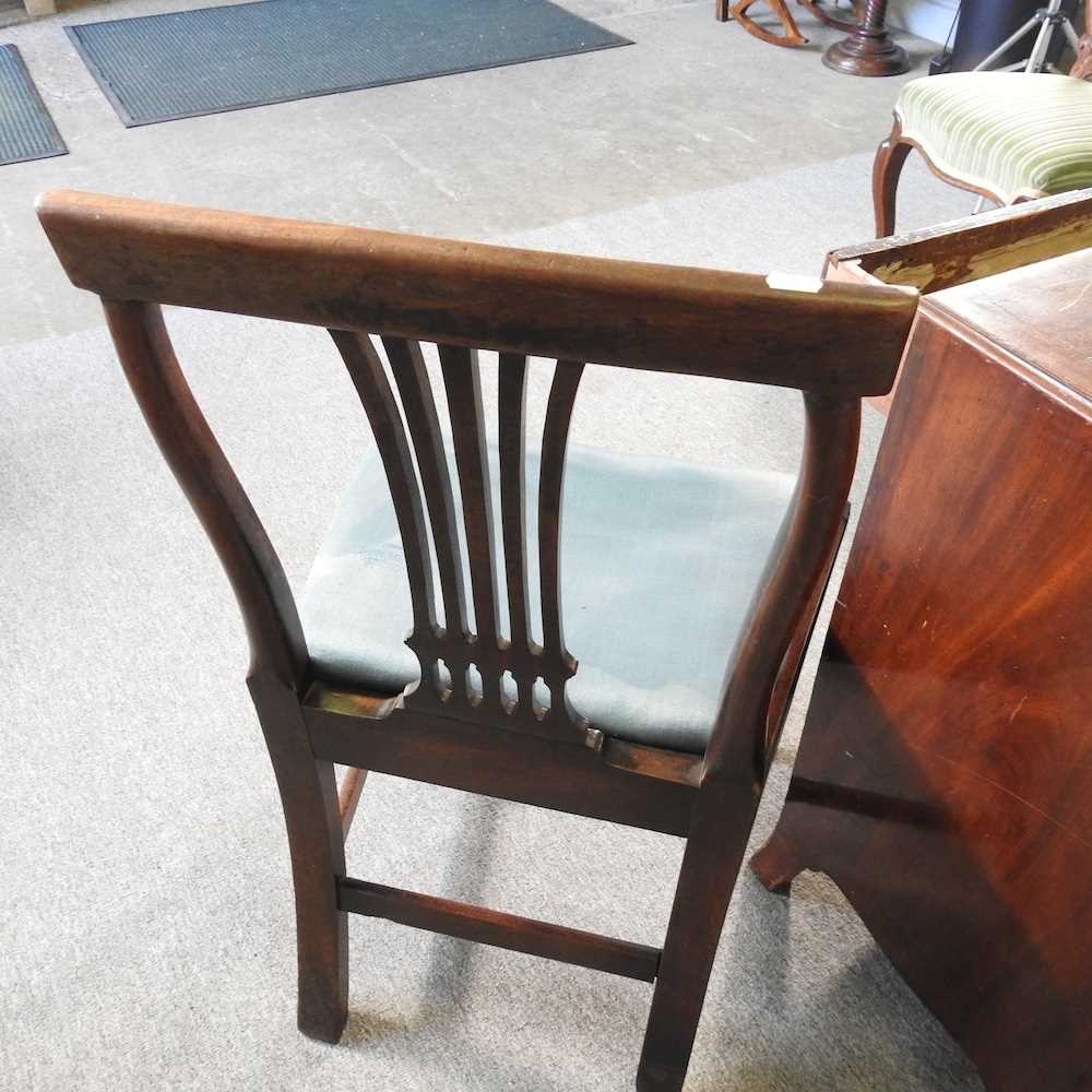 A 19th century mahogany chest, together with a near pair of 19th century side chairs and a Victorian - Image 8 of 9