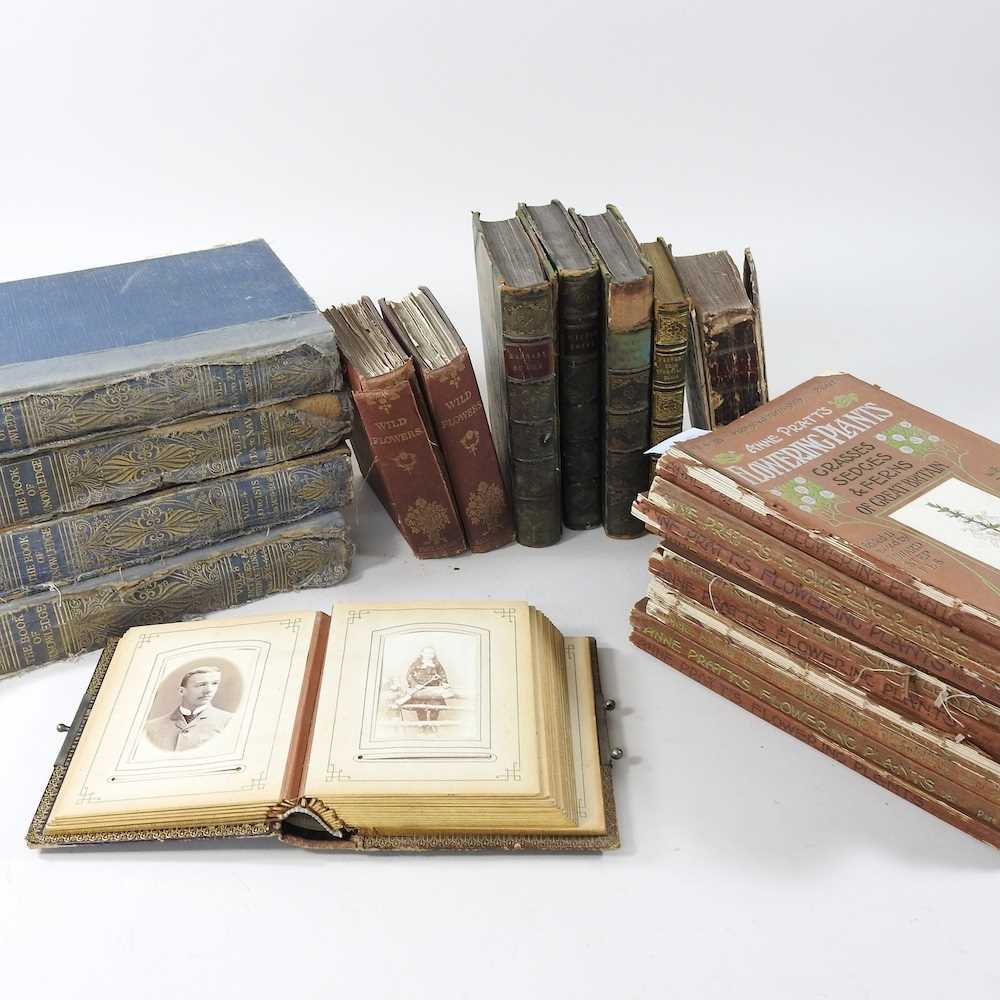 Robert Tyas, Flowers From Foreign Lands, 1853, leather bound, together with a collection of 19th