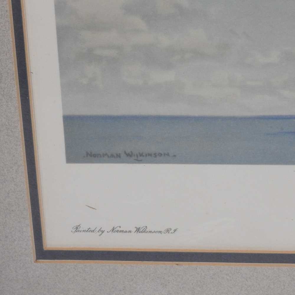Norman Wilkinson, 1878-1971, Canopus, printed by Harrison & Son, London, signed by the artist in - Image 3 of 7