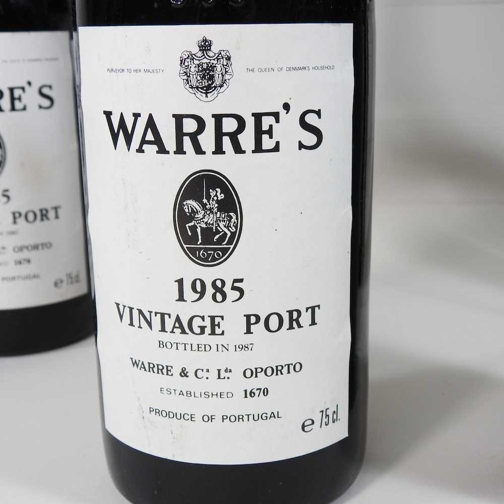 Six bottles of Warre's 1985 vintage port, bottled in 1987, each 75cl, boxed (6) Overall condition - Image 3 of 6