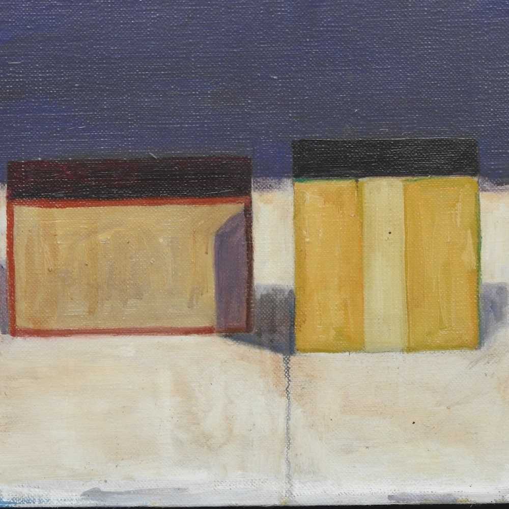 Ian Humphreys, b1956, Sri Lanka Box, signed and dated 99, oil on canvas, inscribed to the reverse, - Bild 4 aus 14